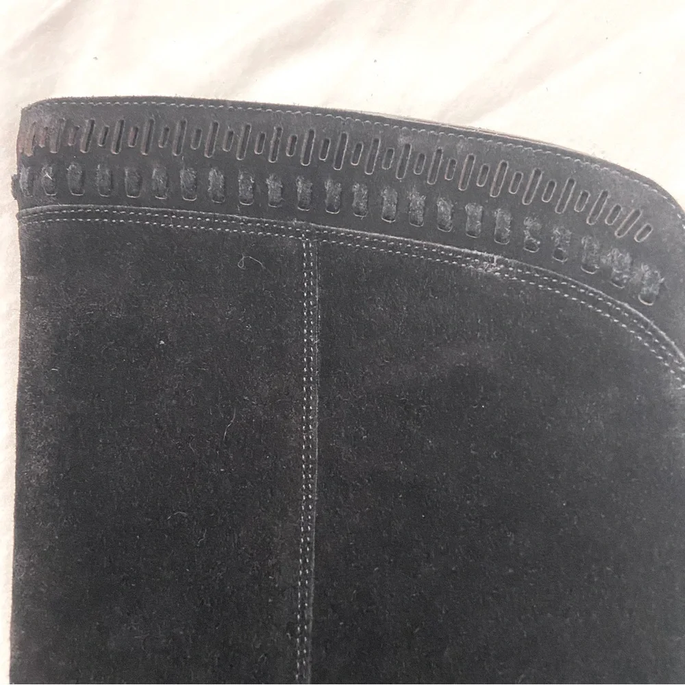 Vince Camuto Madolee Black Suede Over the Knee Boot